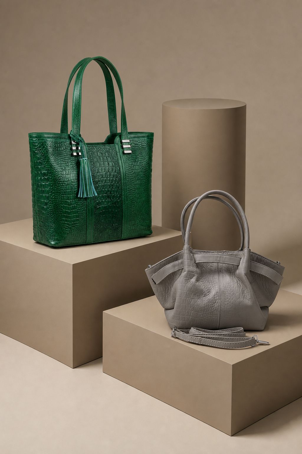 Croc Embossed Bags