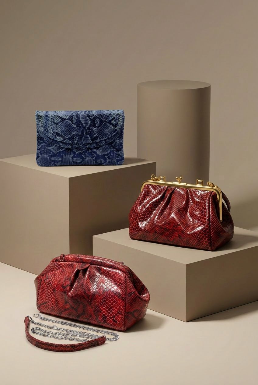 Snake Print Bags
